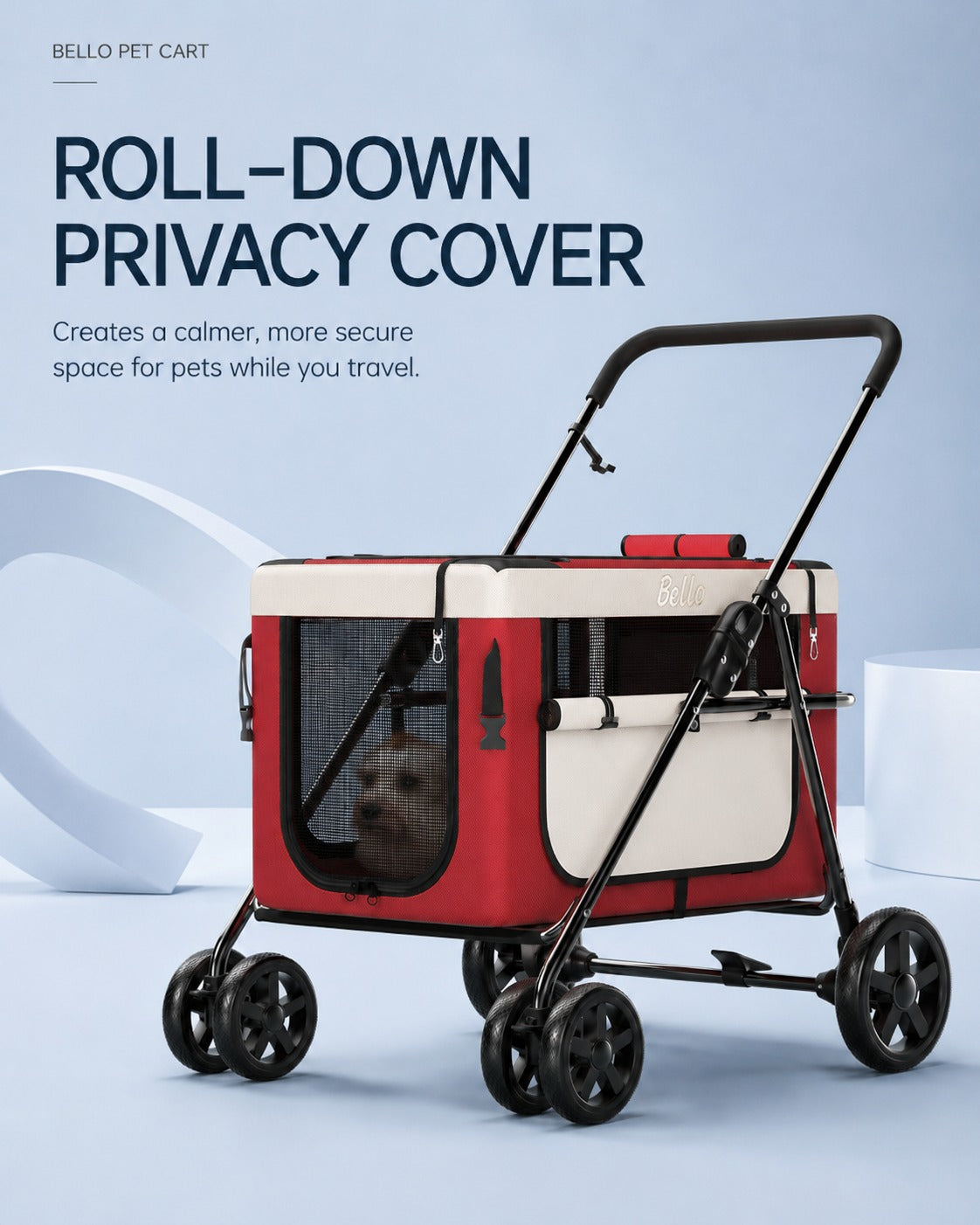 D1 Detachable Comfort Pet Stroller