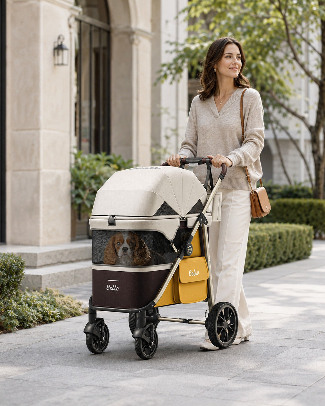 D12 Roomy One-Piece Pet Stroller product detail 5.