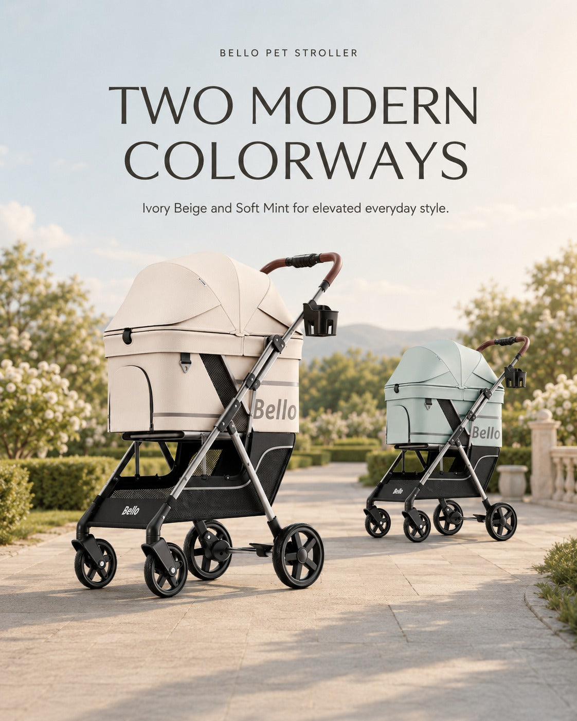 D2 Compact One-Piece Pet Stroller product detail 4.