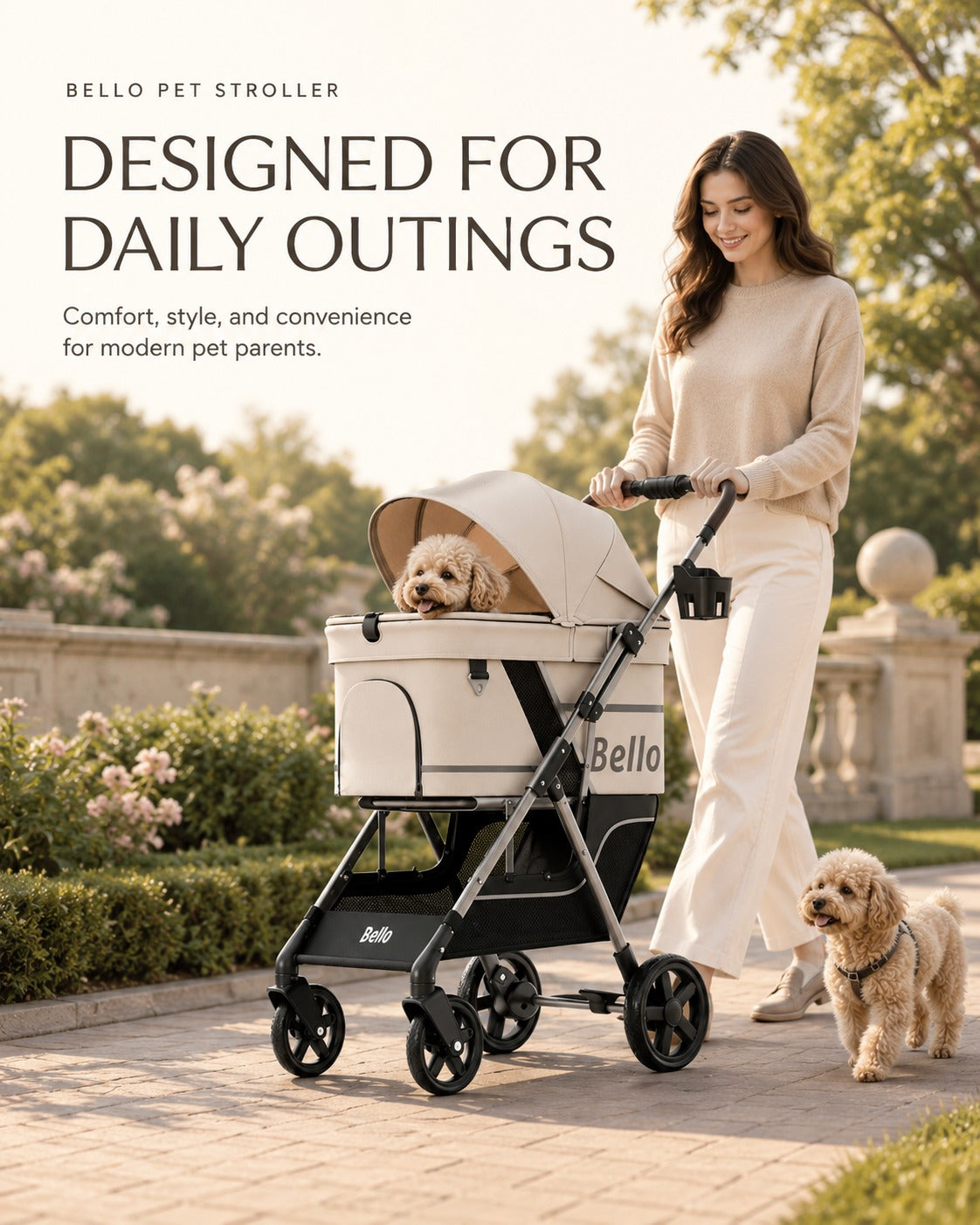 D2 Compact One-Piece Pet Stroller product detail 8.