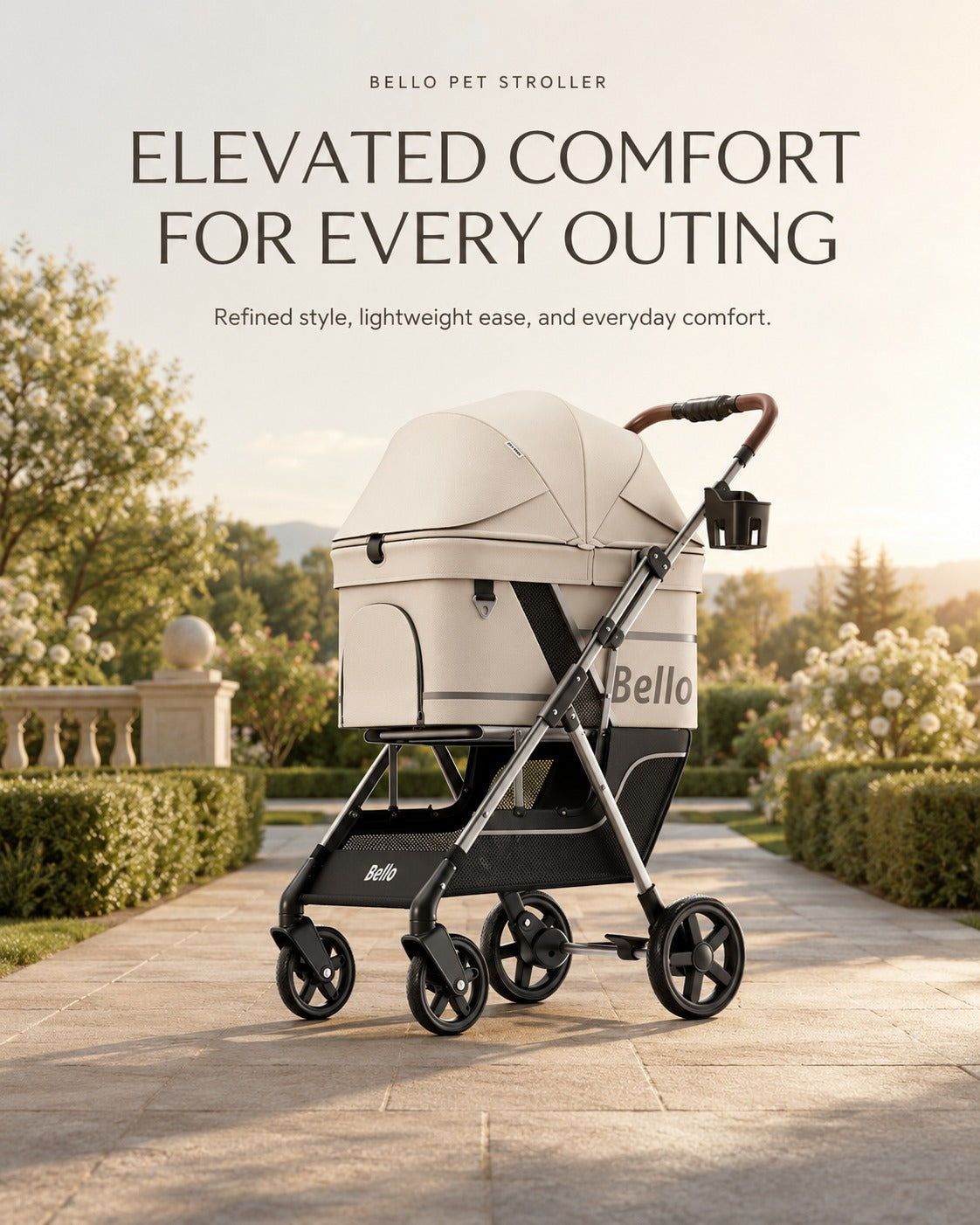 D2 Compact One-Piece Pet Stroller product detail 13.