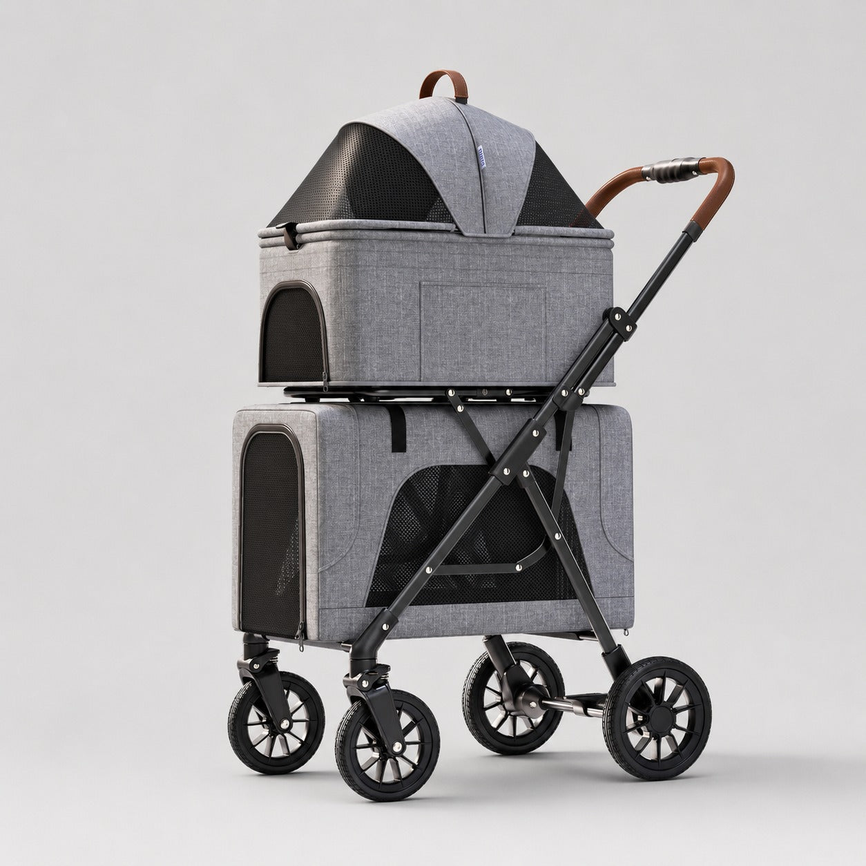 D3 Double-Decker Pet Stroller for Two Pets – bello velo