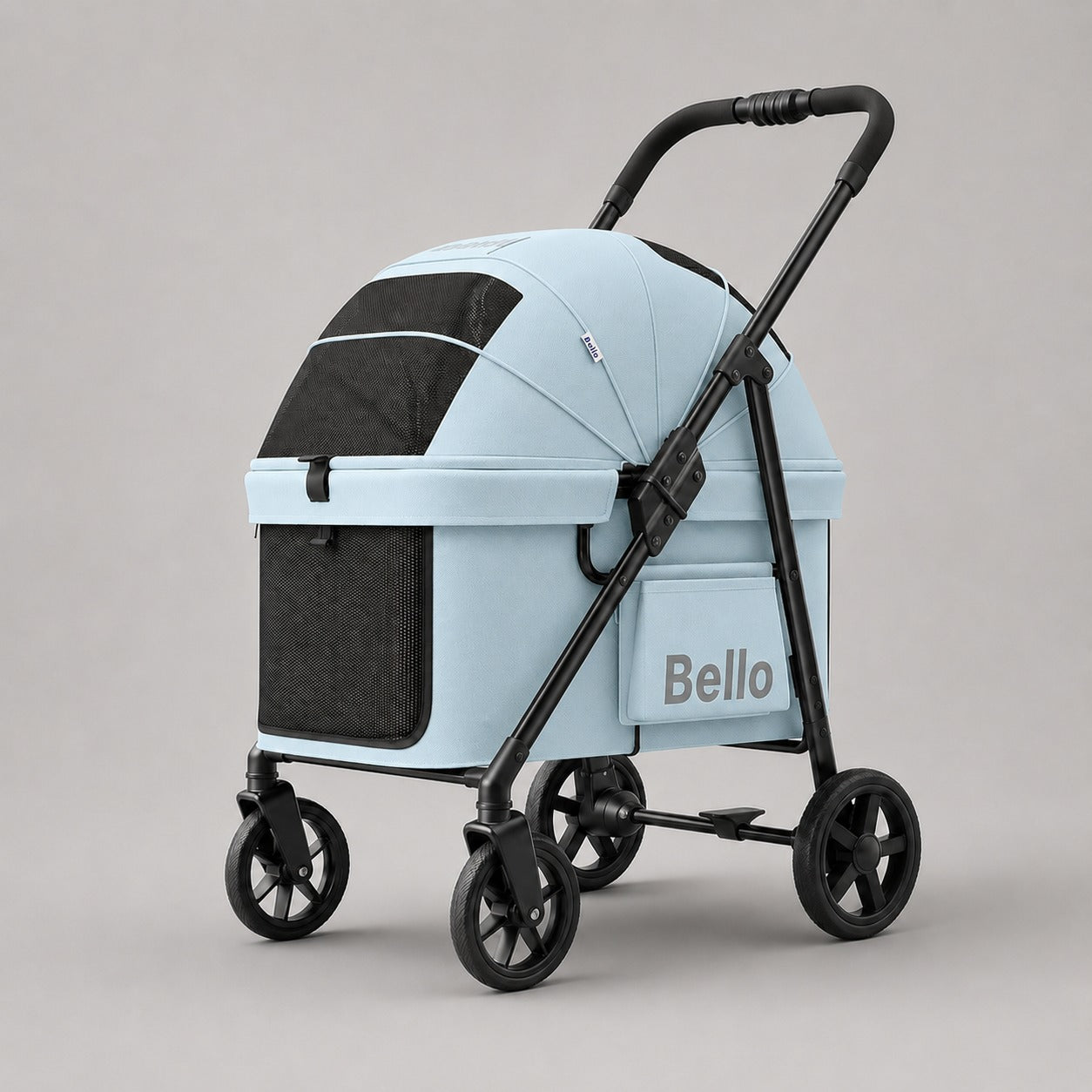 D6 One-Piece Long Cabin Pet Stroller product detail 8.