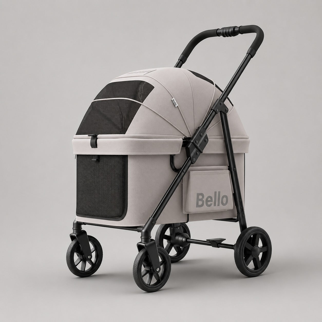 D6 One-Piece Long Cabin Pet Stroller product detail 13.