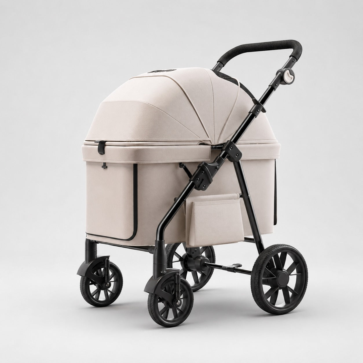 D9 Four-Season Large Cabin Pet Stroller in Blue.