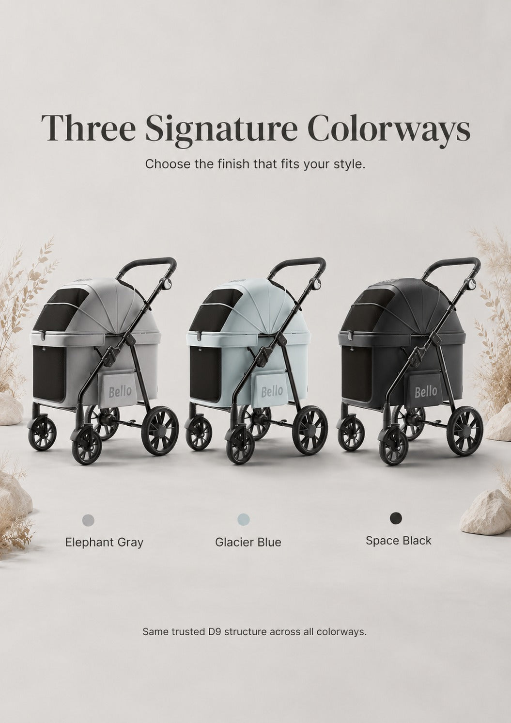 D9 Four-Season Large Cabin Pet Stroller product detail 9.