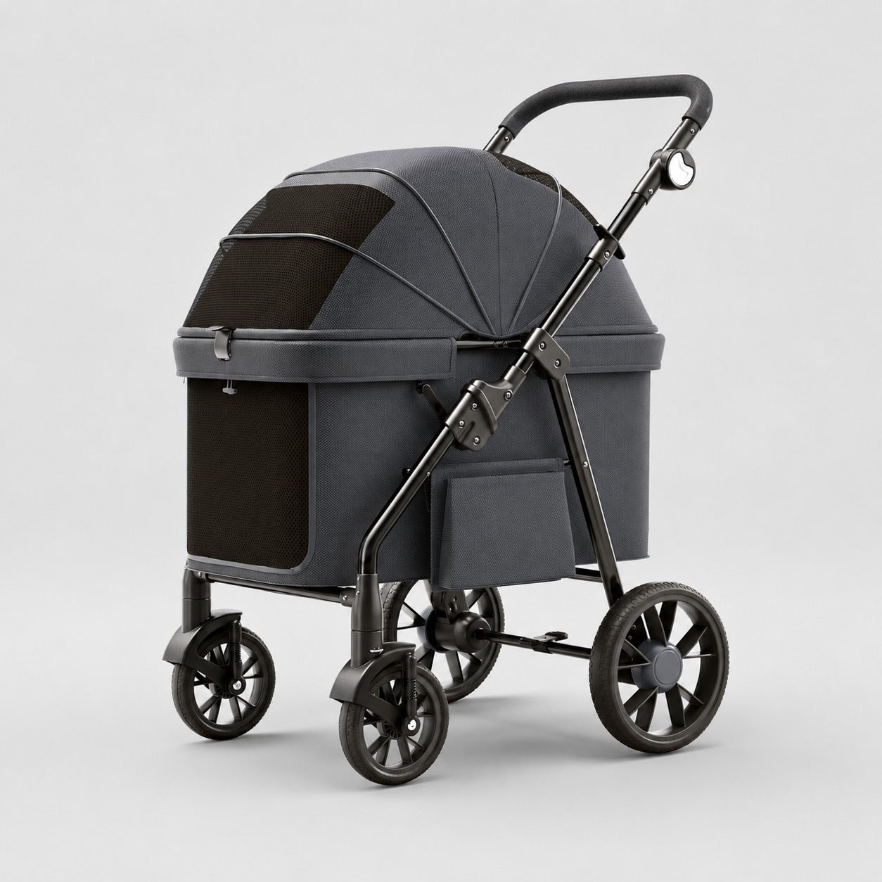 D9 Large Cabin Pet Stroller in Black.