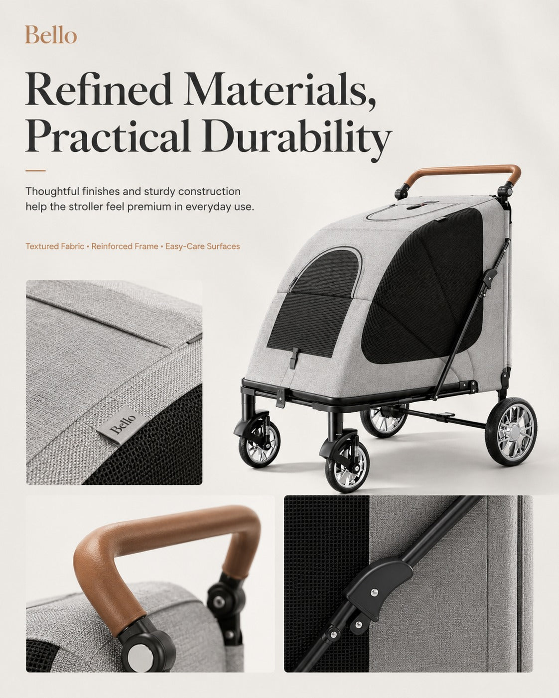 DH02XM Giant Capacity Pet Stroller product detail 18.