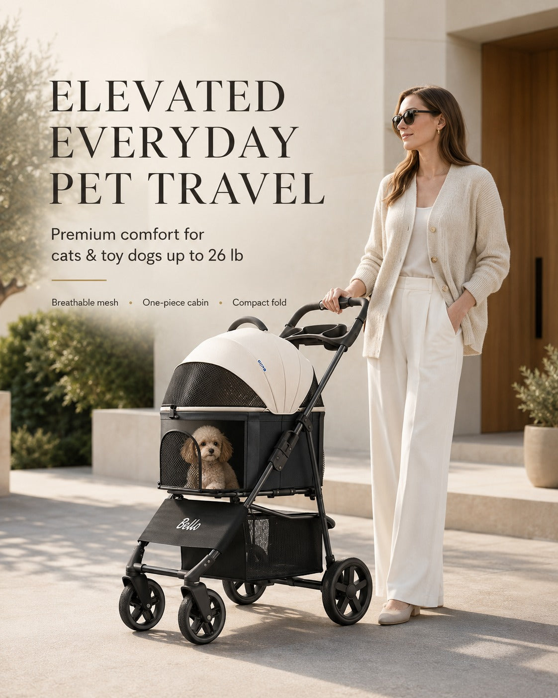 K3 One-Piece Pet Stroller product detail 11.