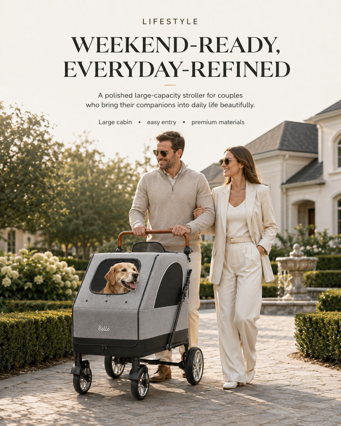 L01G Giant Capacity Pet Stroller product detail 4.