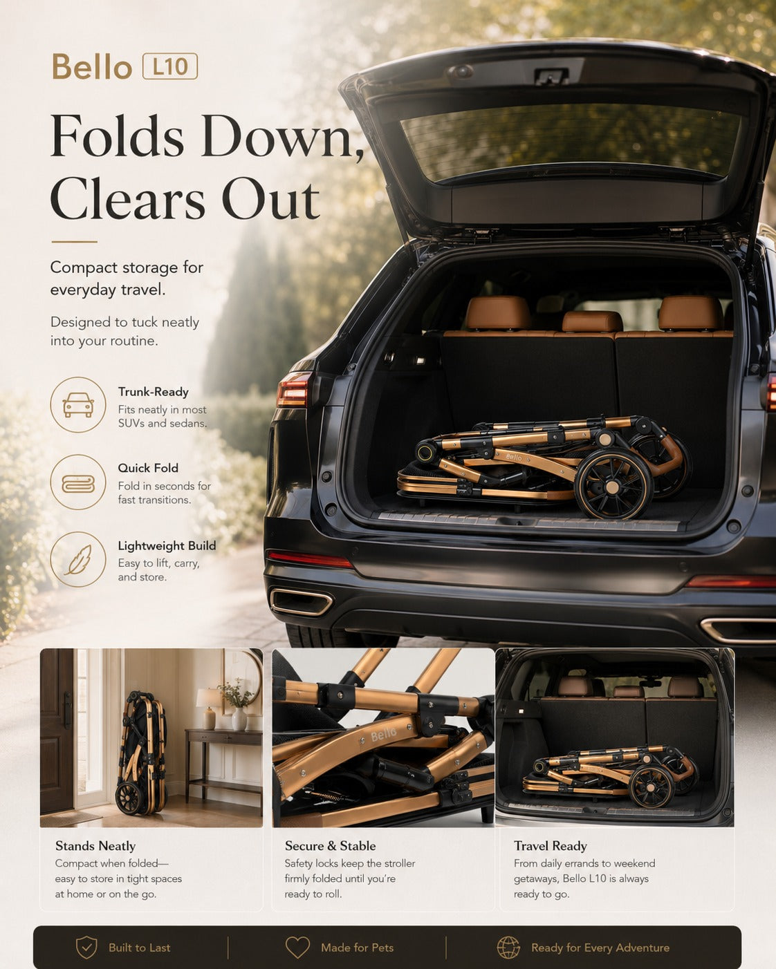 L10 Premium Detachable Pet Stroller product detail 6.