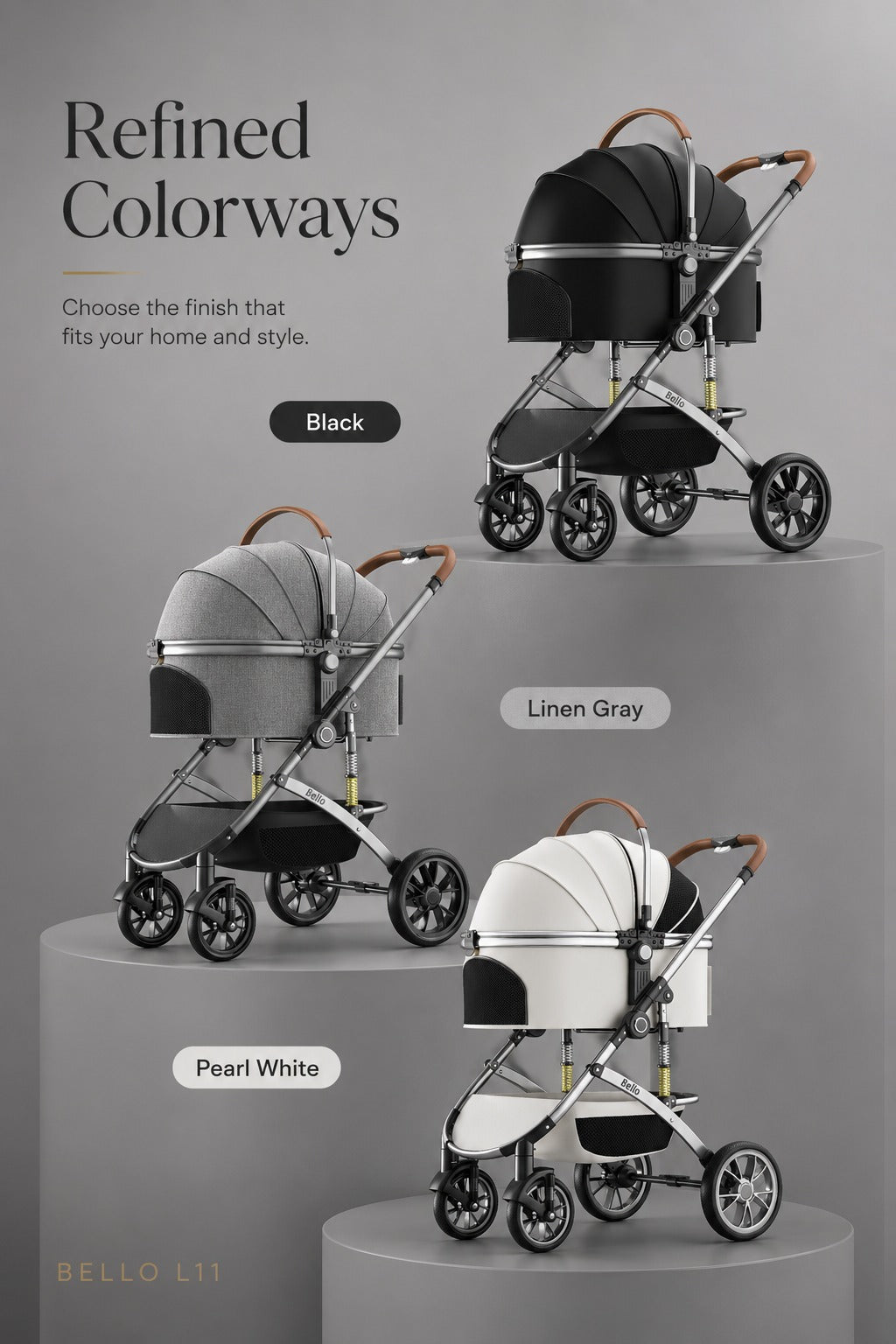 L11 Detachable Comfort Pet Stroller product detail 17.