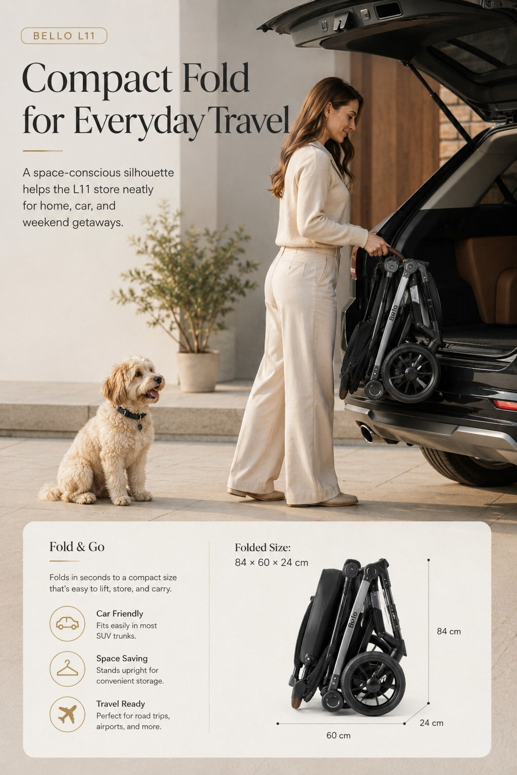 L11 Detachable Comfort Pet Stroller product detail 18.
