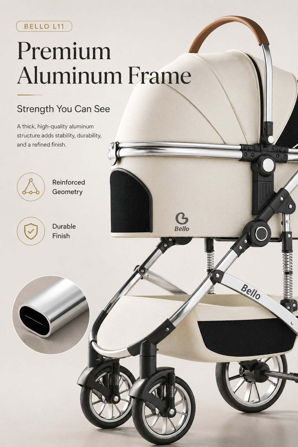 L11 Signature Detachable Pet Stroller product detail 19.