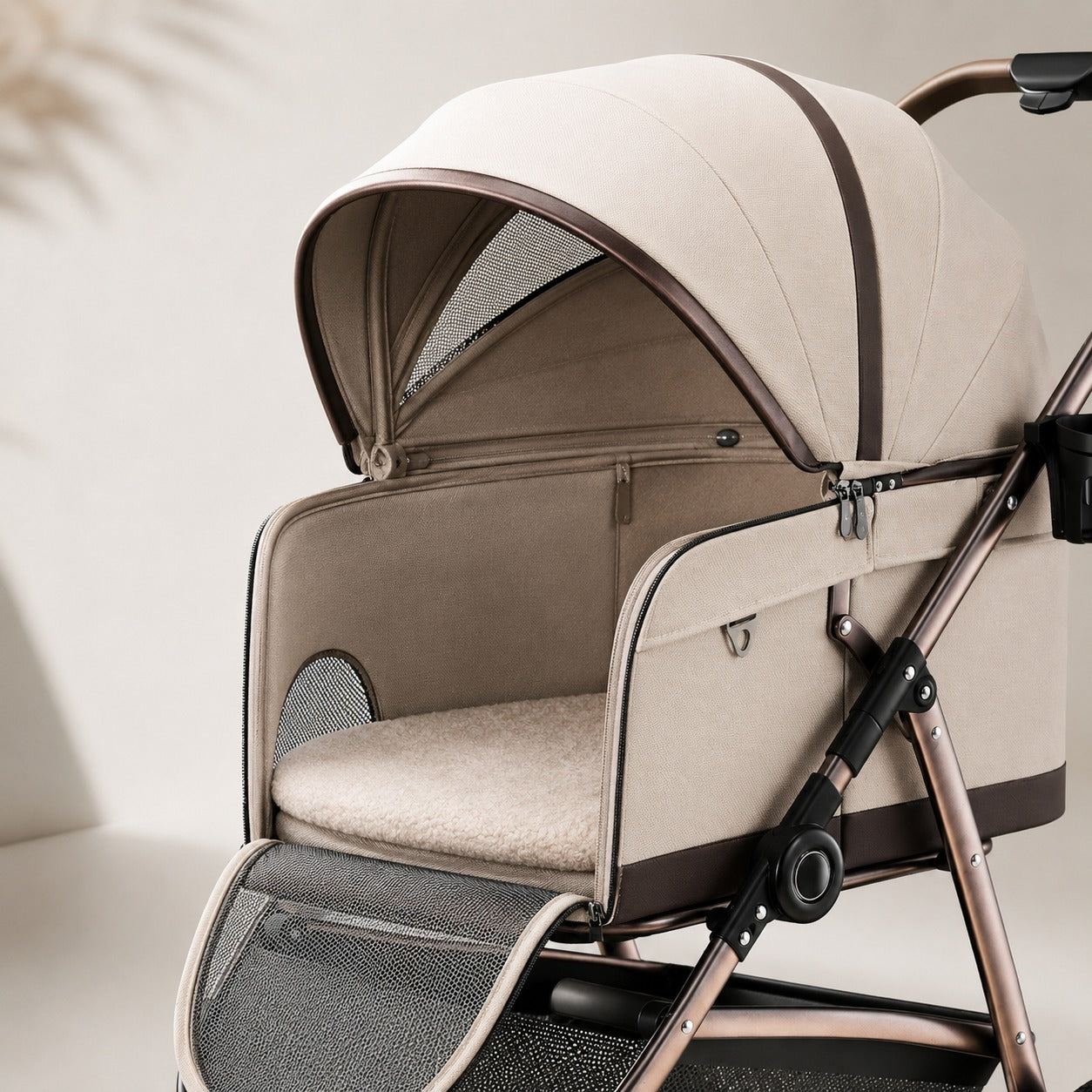L9 One-Piece Tall Cabin Pet Stroller product detail 9.