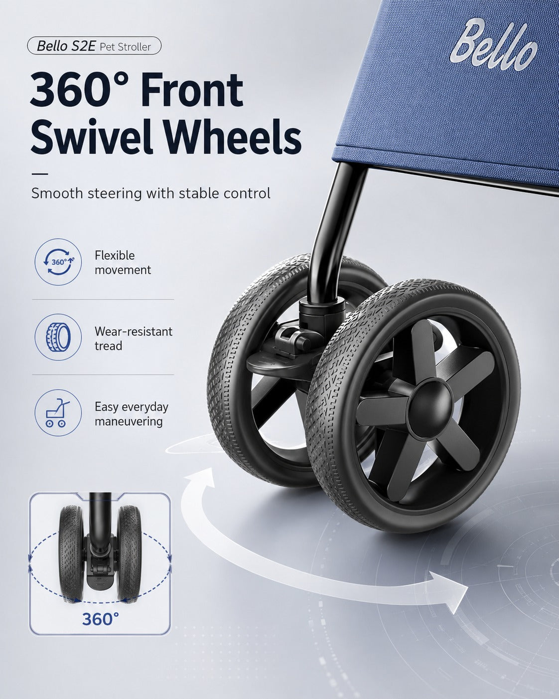S2 Basic Pet Stroller product detail 5.