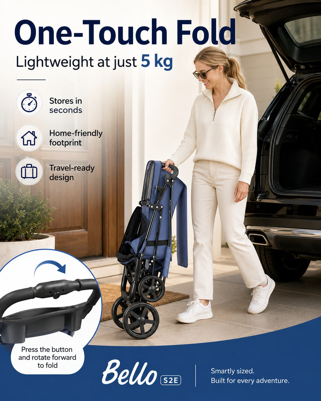 S2 Basic Pet Stroller product detail 11.