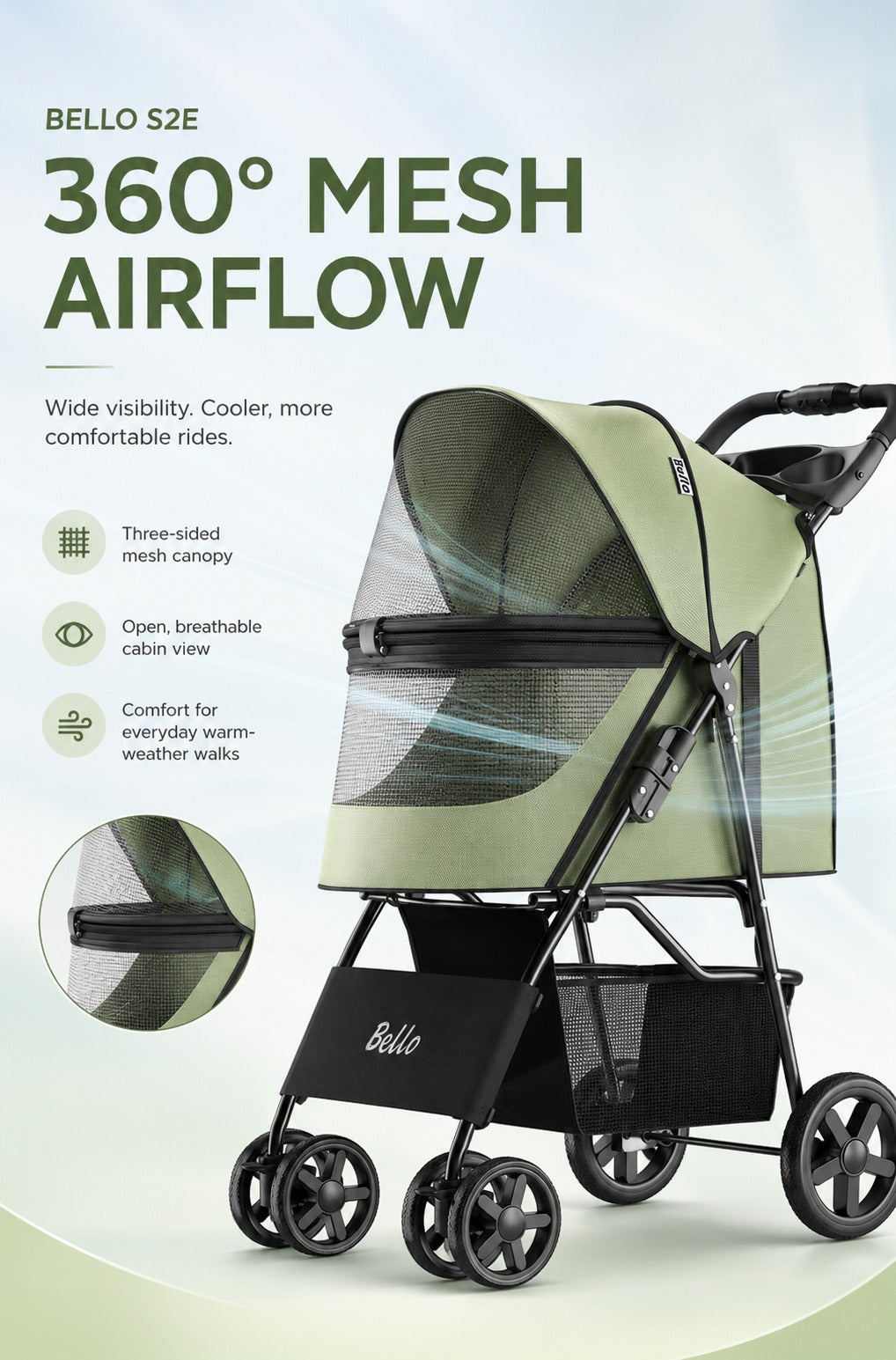 S2E Everyday Pet Stroller product detail 8.