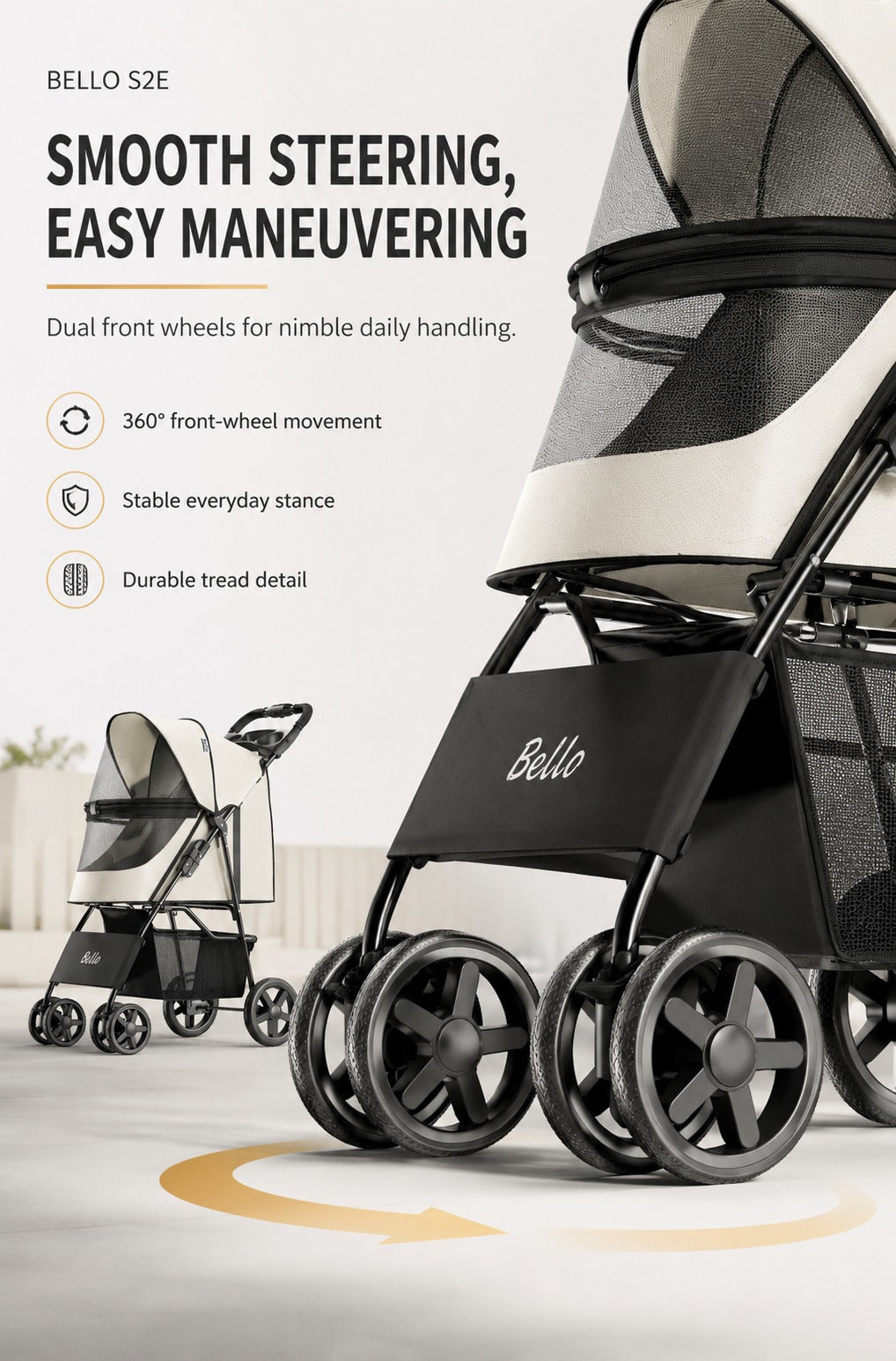 S2E Everyday Pet Stroller product detail 9.
