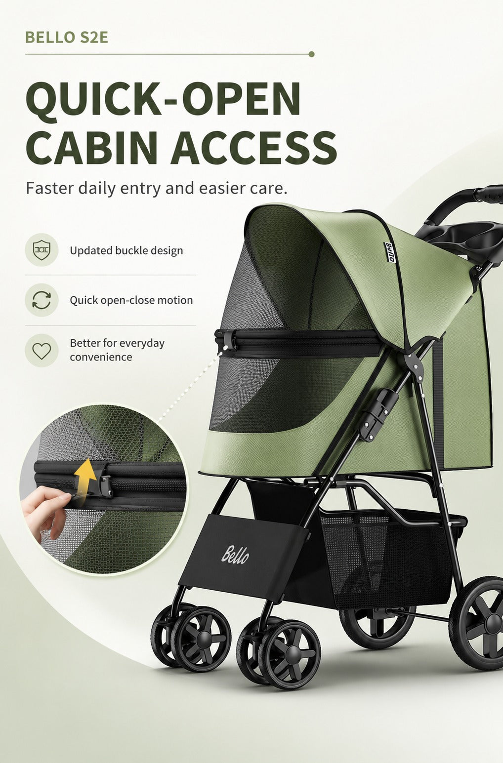 S2E Everyday Pet Stroller product detail 11.