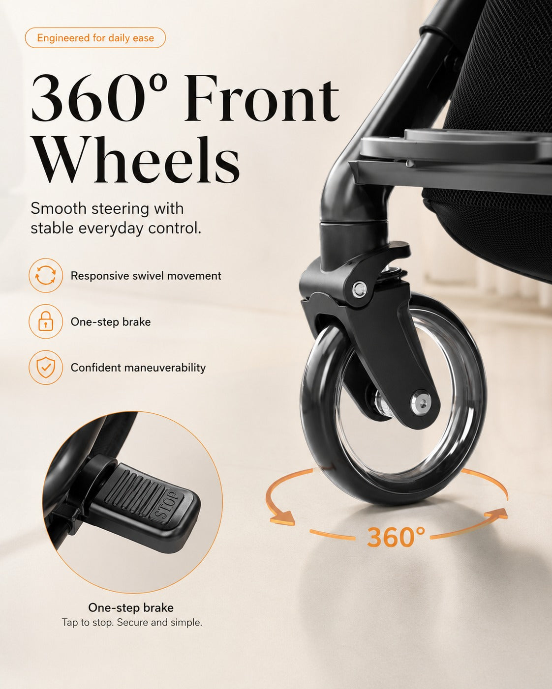 W1 Detachable Comfort Pet Stroller product detail 23.