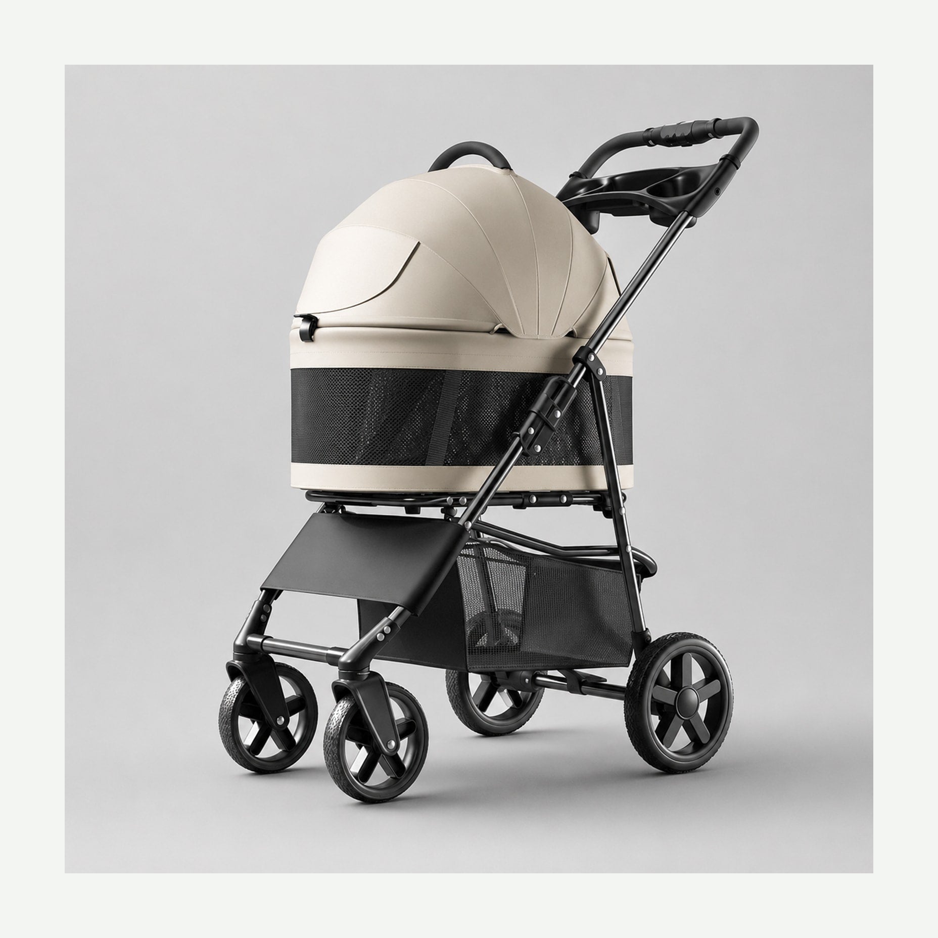 K3 Four-Season detachable pet stroller for cat outings